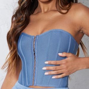PLT blue corset